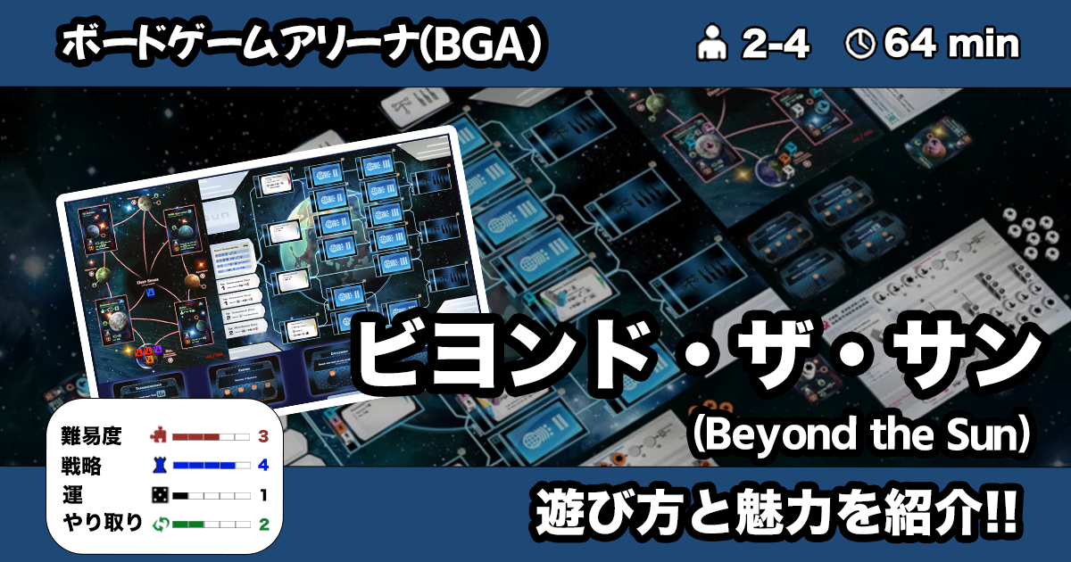 ビヨンド ザ サン Bga の遊び方 魅力をご紹介 くりログ